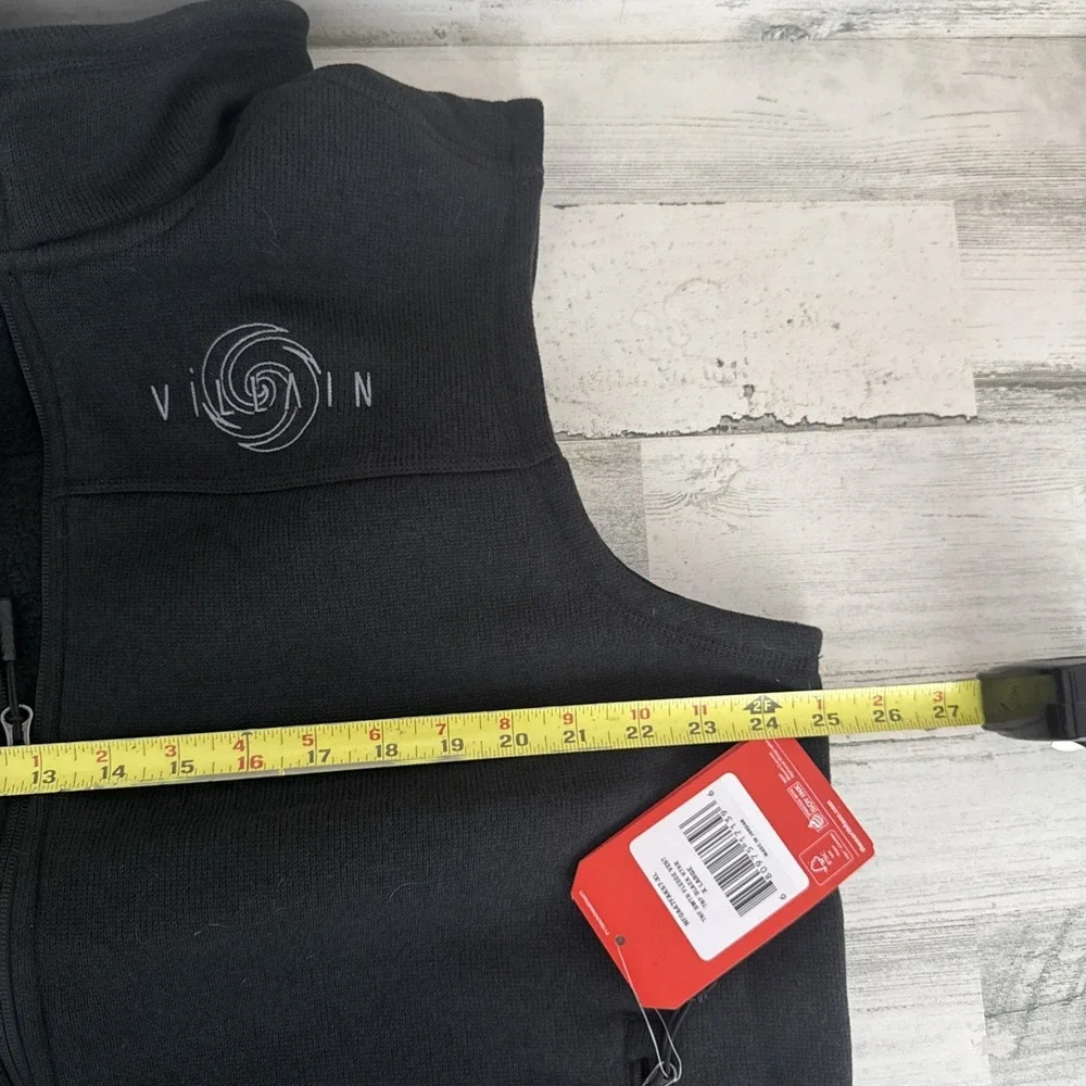The‎ North Face Villain Fleece Sweater Vest XL Heathered Black